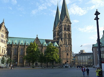 Altstadt von Bremen auf der Bremer Düne