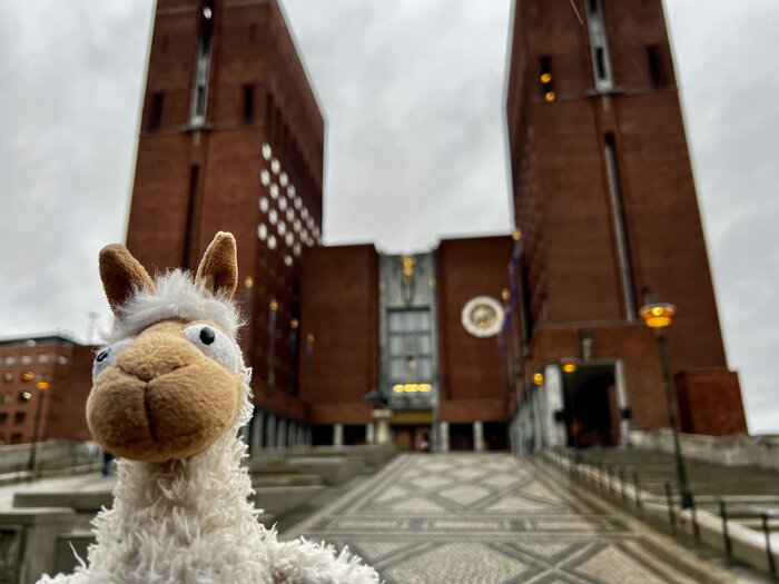 Ulf am Rathaus Oslo
