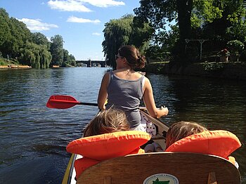 Bootstour in Hamburg im Sommer