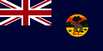 Flagge der britischen Kolonie Goldküste