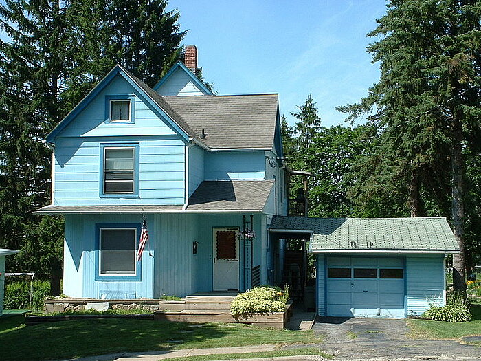 Haus aus Holz in den USA