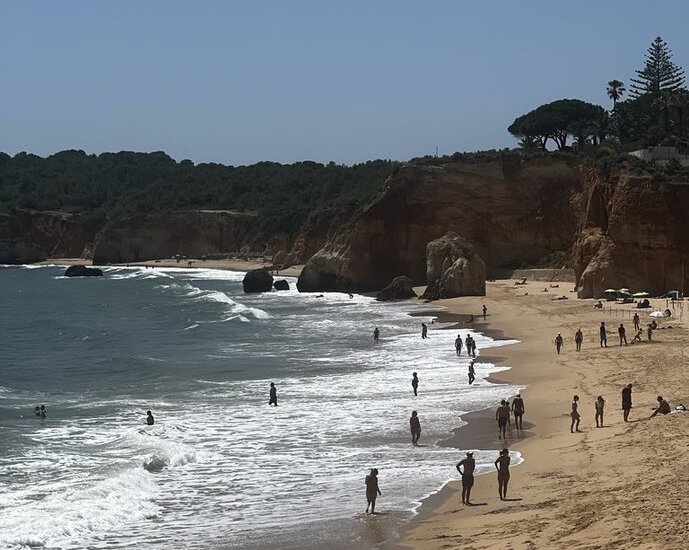 Atlantikküste von Portugal Strand in Portugal