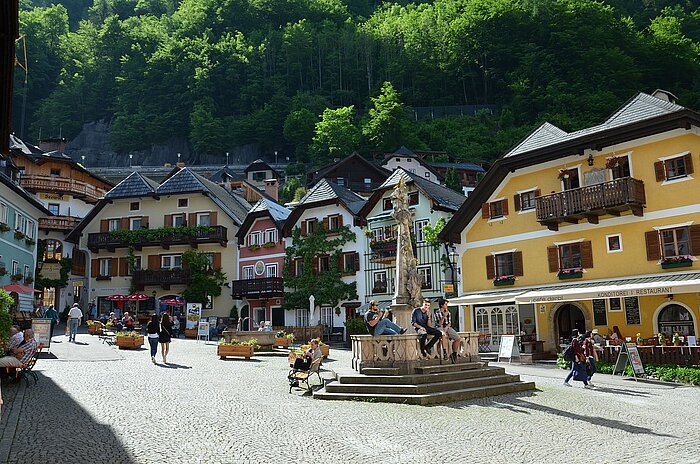 Marktplatz in Österreich