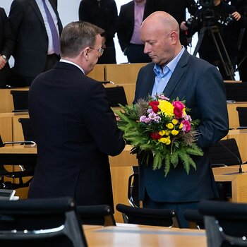 Gratulation Minderpräsident Thüringen