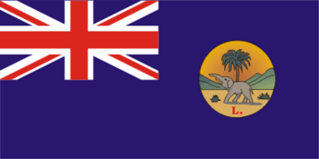 Flagge der britischen Kolonie Lagos