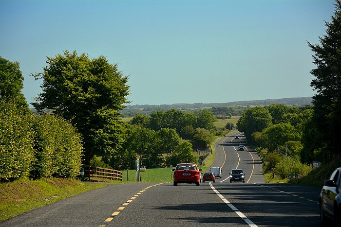 Linksverkehr in Irland