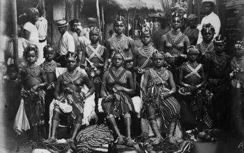 Frühe Geschichte von Liberia Geschichte von Liberia: Bassa-Frauen in Liberia 1922
