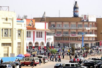 Stadtzentrum von Lubumbashi, Kongo