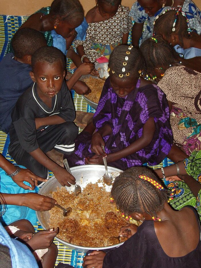Essen im Senegal