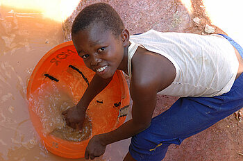 Kinderarbeit, Kongo, Junge