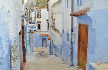 Gasse in einer marokkanischen Stadt