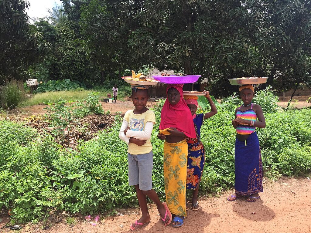 Kinder arbeiten in Guinea-Bissau