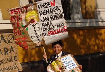 Proteste gegen das Bildungssystem in Chile