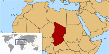 Wo liegt Tschad