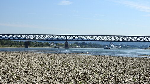 Brücke über den Rhein bei Koblenz