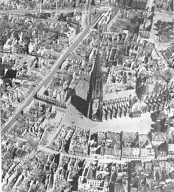 Zerstörung Altstadt Freiburg Zerstörung Altstadt Freiburg