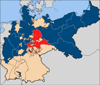 Karte Provinz Sachsen in Preußen