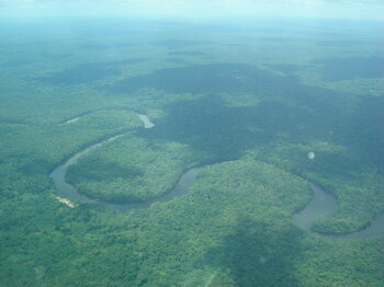 Fluss Lukenie in der DR Kongo