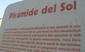 Text in Nahuatl