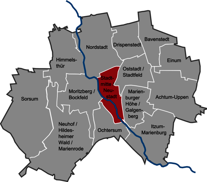 Stadtteile Hildesheim