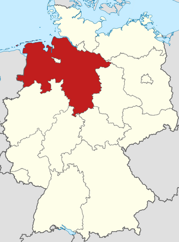 Niedersachsen Karte Deutschland