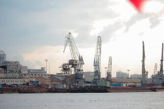 Hafen von Kinshasa