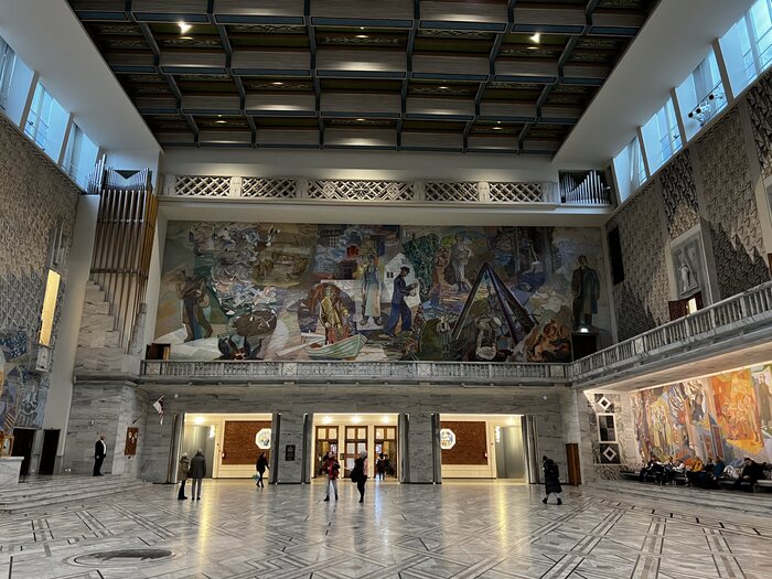 Rathaus Oslo innen