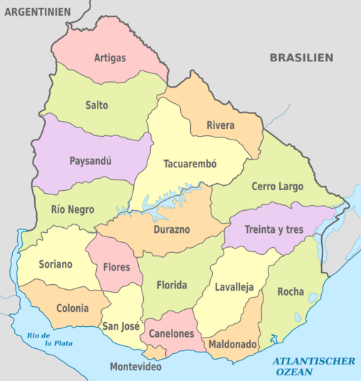 Uruguay Departamentos