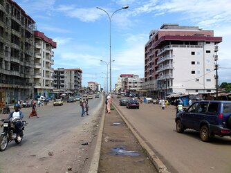 Straße in Conakry