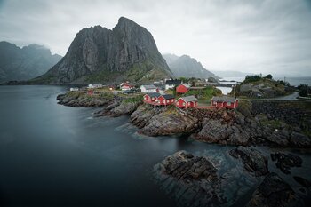Hamnøy auf den Lofoten Hamnøy auf den Lofoten, Norwegen
