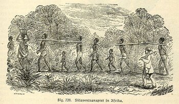 Sklaventransport in Westafrika