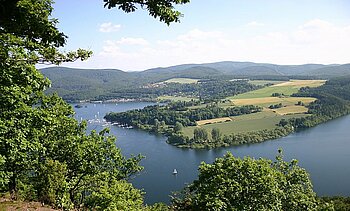 Blick auf den Edersee