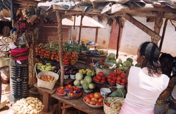 Markt in Guinea