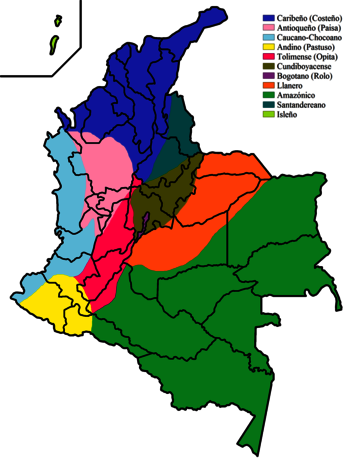 Welche Sprache spricht man in Kolumbien?