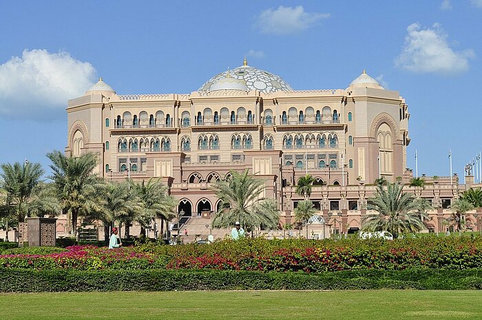 Emirates Palace Hotel in Abu Dhabi