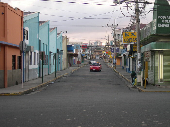 Straße in San José