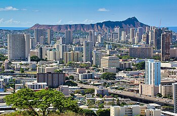 Honolulu, die Hauptstadt von Hawaii