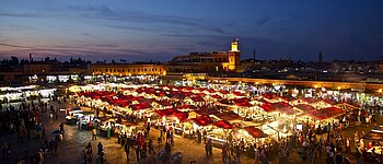 Marktplatz Djemaa el Fna in Marrakesch