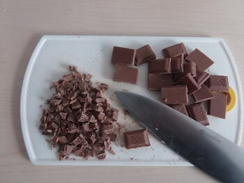 Schokolade hacken
