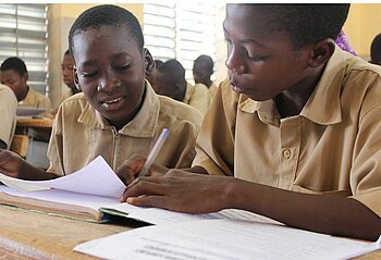 Schüler in Burkina Faso