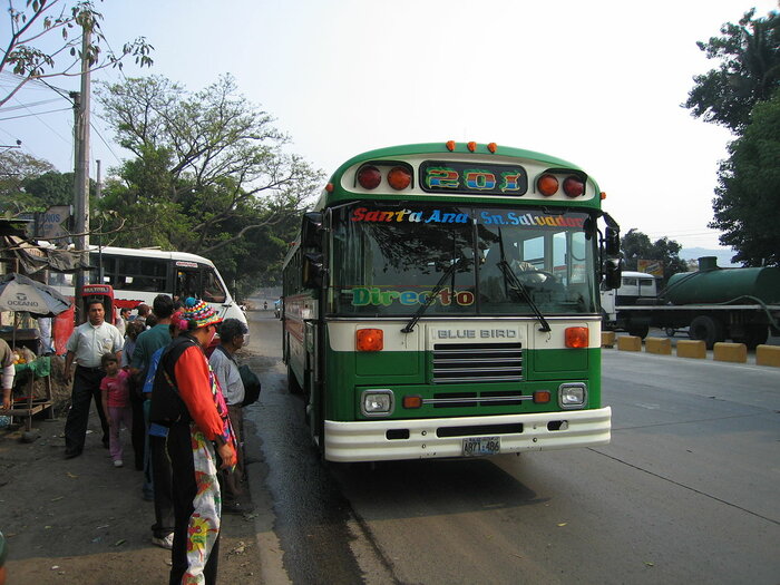 Bus in El Salvador