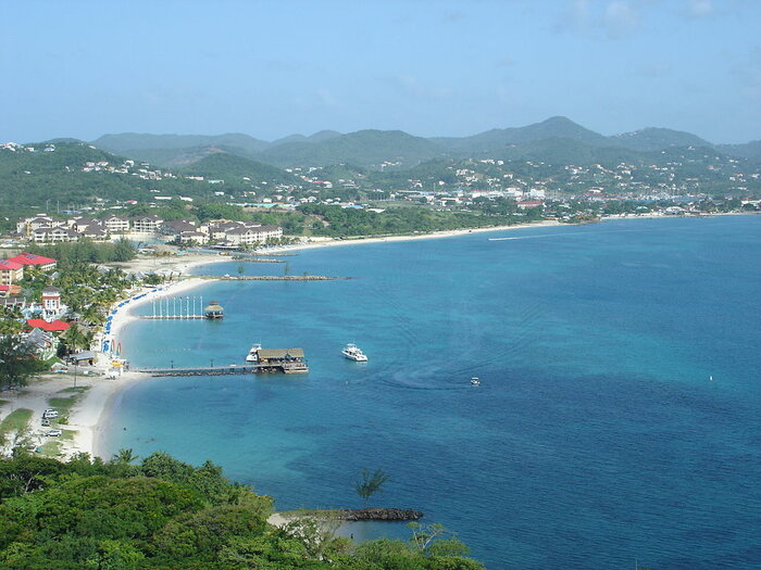 St. Lucia von Pidgeon Island