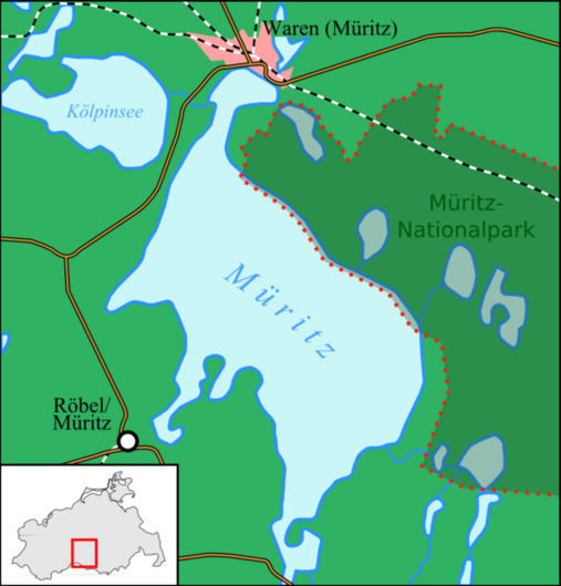 Müritz Karte