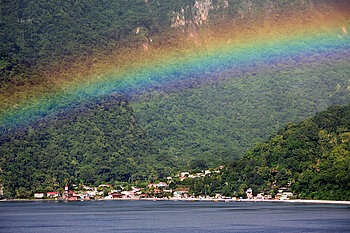 Regenbogen auf Dominica