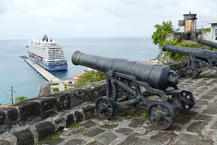 Ausblick von Fort George