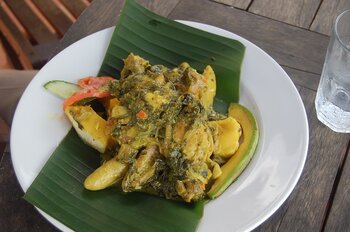 Typisches Essen aus Grenada