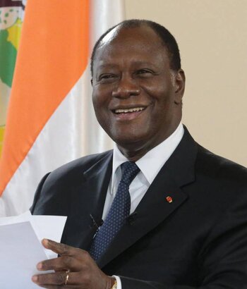 Elfenbeinküste Präsident Alassane Ouattara