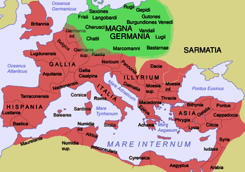 Römisches Reich 116 n.Chr.