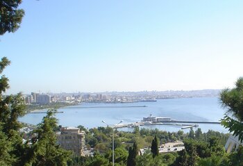 Baku am Kaspischen Meer