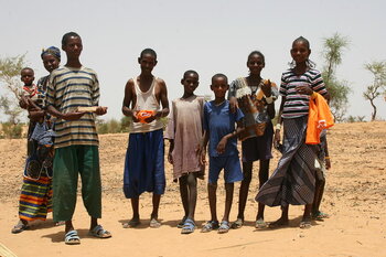 Fulbe-Familie in Mali